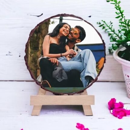 Personlized Painting On Natural Wooden Slice