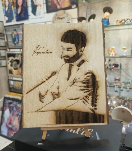Personalized Natural wooden slice with your image